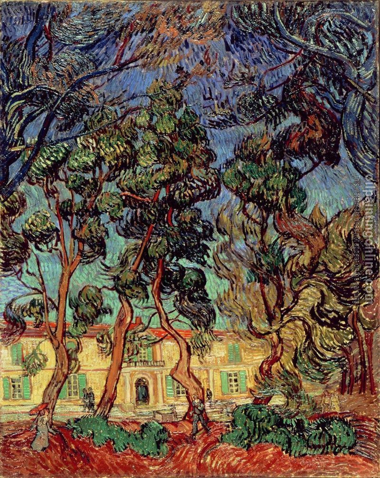 Gogh, Vincent van - Trees in the Garden of Saint-Paul Hospital